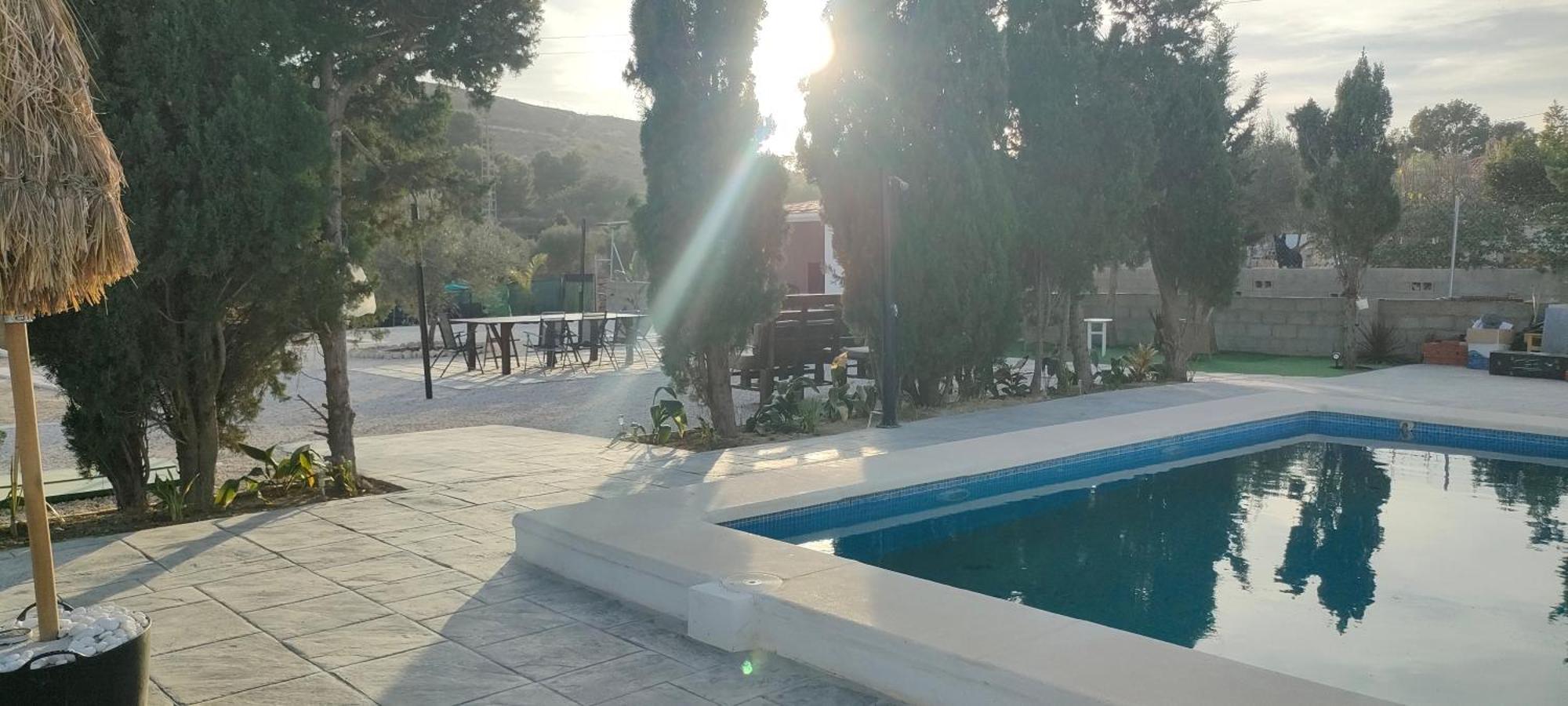 Casa Rural Con Piscina Climatizada Y Barbacoa A 10 Km De Alicante Y Playas, 3000 M2 De Terreno Elche Eksteriør billede